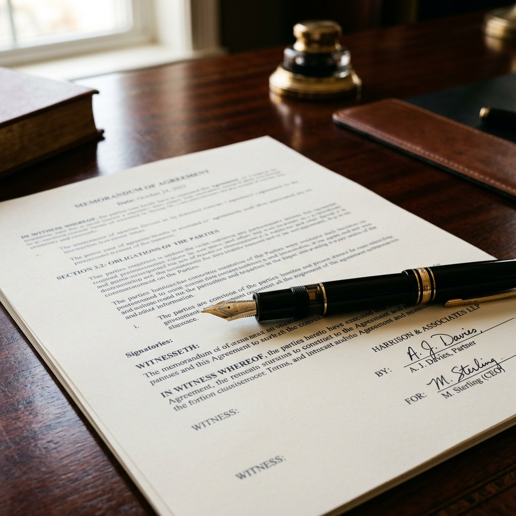 Attorneys reading documents
